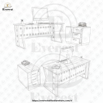 ⁦مكتب تيم ليدر بسايد متحرك⁩ - الصورة ⁦2⁩