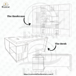 ⁦مكتب بلاطات معدل⁩ - الصورة ⁦2⁩