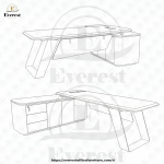 ⁦مكتب pvc⁩ - الصورة ⁦2⁩